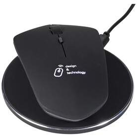 SCX.design O21 kabellos aufladbare Maus, schwarz bedrucken, Art.-Nr. 1PX04890