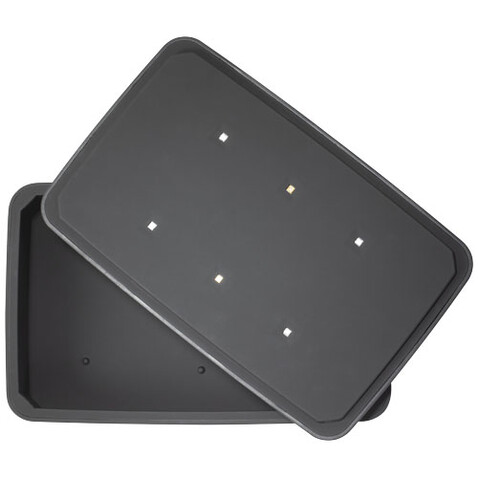SCX.design W25 UV-C Ladebox mit Leuchtlogo, schwarz bedrucken, Art.-Nr. 1PX05390