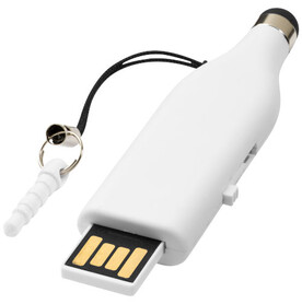 Stylus USB-Stick, weiss, 1GB bedrucken, Art.-Nr. 1Z39230D