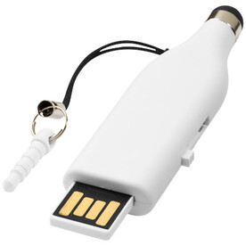 Stylus USB-Stick, weiss, 1GB bedrucken, Art.-Nr. 1Z39230D