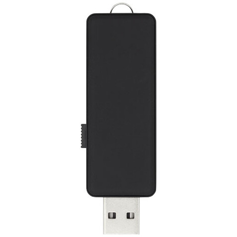 Light Up USB Stick mit weißem Licht, schwarz, silber, weiss, 1GB bedrucken, Art.-Nr. 1Z48890D