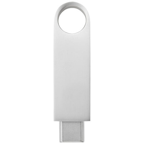 Typ C USB 3.0 Stick rund, silber, 32GB bedrucken, Art.-Nr. 1Z49081L