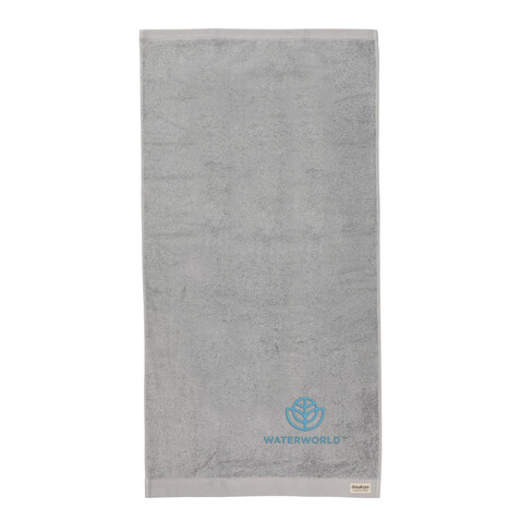 Ukiyo Sakura AWARE™ 500gr/m² Badetuch 50 x 100cm grau bedrucken, Art.-Nr. P453.812