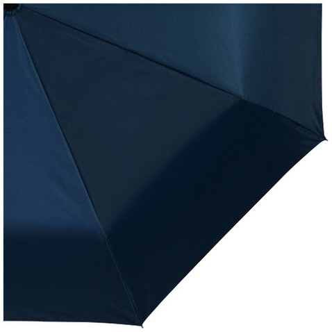 Alex 21,5&quot; Vollautomatik Kompaktregenschirm, navy, silber bedrucken, Art.-Nr. 10901606