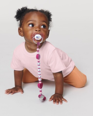 Baby Creator - Das Iconic Baby-T-Shirt - Cotton Pink - 0-6 m/56-68cm bedrucken, Art.-Nr. STTB918C005B1