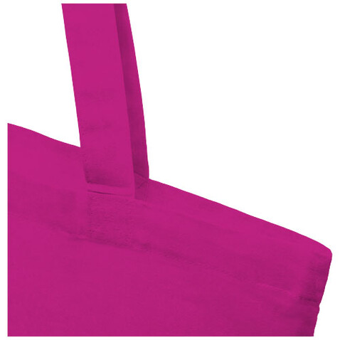 Carolina 100 g/m² Baumwoll Tragetasche 7L, magenta bedrucken, Art.-Nr. 11941111