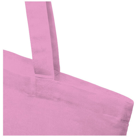 Madras 140 g/m² Baumwoll Tragetasche 7L, rosa bedrucken, Art.-Nr. 12018113