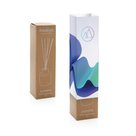 Ukiyo Deluxe Duft-Sticks weiß bedrucken, Art.-Nr. P262.953
