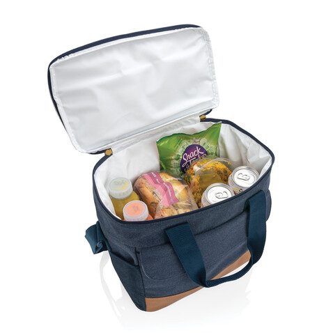 Impact AWARE™ rCanvas Kühltasche blau bedrucken, Art.-Nr. P422.395