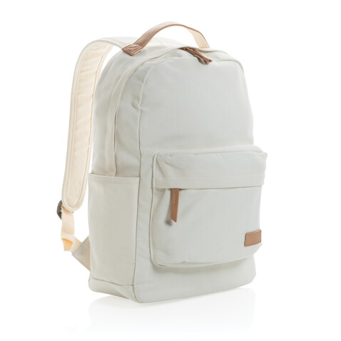 Impact AWARE™ 16 oz. rCanvas Rucksack off white bedrucken, Art.-Nr. P760.220