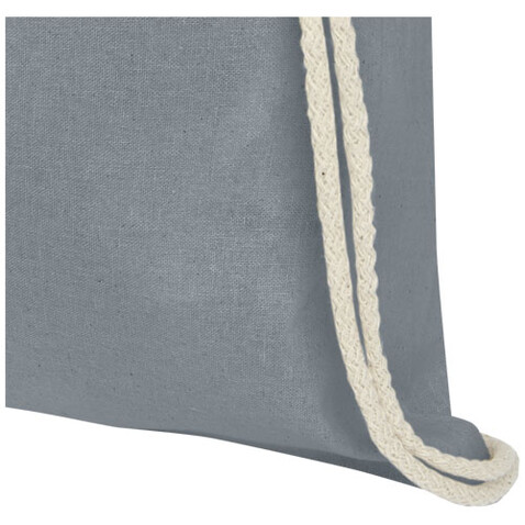 Oregon 100 g/m² Premium Turnbeutel 5L, grau bedrucken, Art.-Nr. 12011308