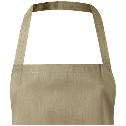 Viera 240 g/m² Schürze, khaki bedrucken, Art.-Nr. 11205305