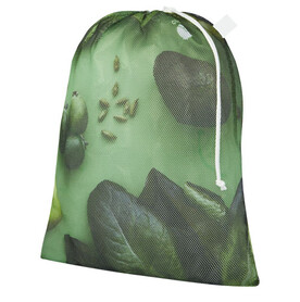 recycelter Polyester-Zuziehbeutel, 30 x 41 cm, weiss bedrucken, Art.-Nr. 1PL03701