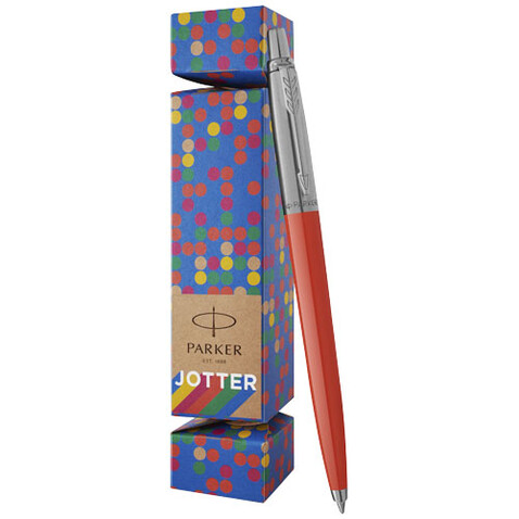 Parker Jotter Cracker Stift-Geschenkset, rot bedrucken, Art.-Nr. 10780031