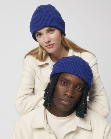 Fisherman Beanie - Der Fisherman Beanie - Worker Blue - OS bedrucken, Art.-Nr. STAU771C088OS