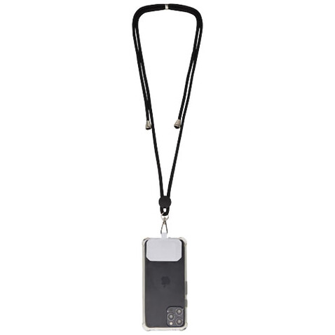Kubi Smartphone Lanyard, weiss bedrucken, Art.-Nr. 12426301