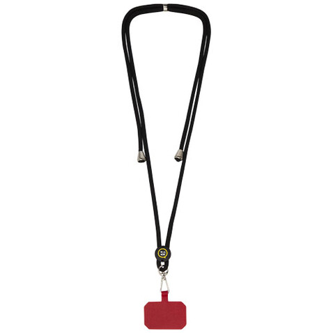 Kubi Smartphone Lanyard, rot bedrucken, Art.-Nr. 12426321
