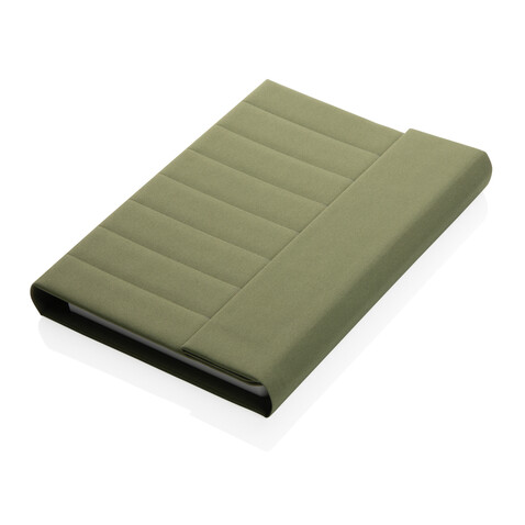 Impact Aware™ A5 Notebook mit Magnetverschluss grün bedrucken, Art.-Nr. P774.387
