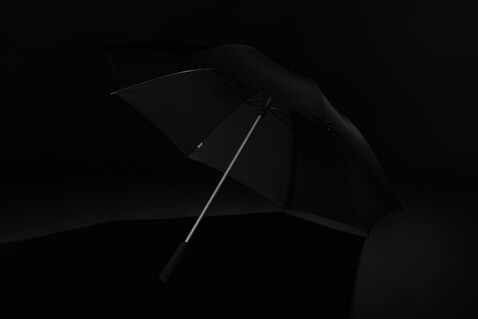 Swiss Peak Aware™ Ultra-light manueller 25” Alu Schirm schwarz bedrucken, Art.-Nr. P850.381
