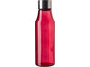 Trinkflasche aus Glas und rostfreiem Stahl (500 ml) Andrei – Rot bedrucken, Art.-Nr. 008999999_736931