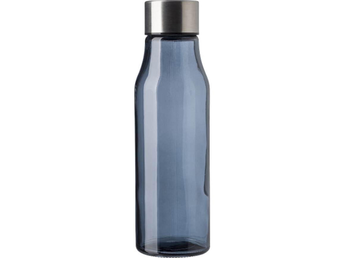Trinkflasche aus Glas und rostfreiem Stahl (500 ml) – Schwarz bedrucken, Art.-Nr. 001999999_736931