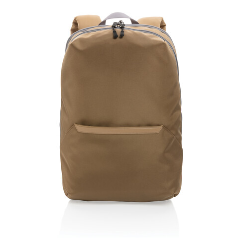 Impact AWARE™ 1200D 15.6&#039;&#039; Laptop-Rucksack khaki, grau bedrucken, Art.-Nr. P762.829