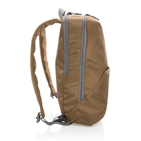 Impact AWARE™ 1200D 15.6&#039;&#039; Laptop-Rucksack khaki, grau bedrucken, Art.-Nr. P762.829