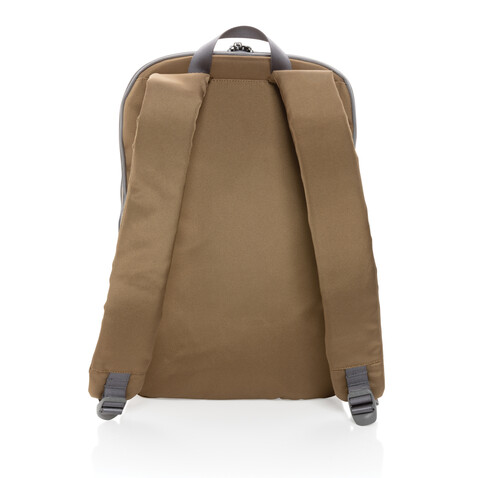 Impact AWARE™ 1200D 15.6&#039;&#039; Laptop-Rucksack khaki, grau bedrucken, Art.-Nr. P762.829