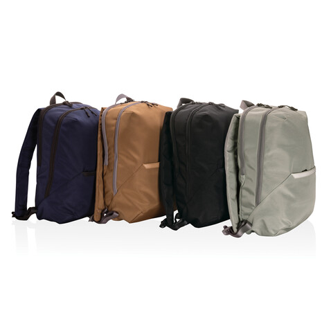 Impact AWARE™ 1200D 15.6&#039;&#039; Laptop-Rucksack khaki, grau bedrucken, Art.-Nr. P762.829