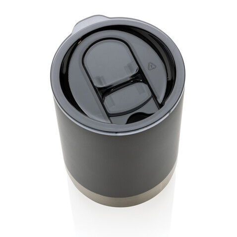 RCS recycelter Stainless Steel Becher grau bedrucken, Art.-Nr. P433.062