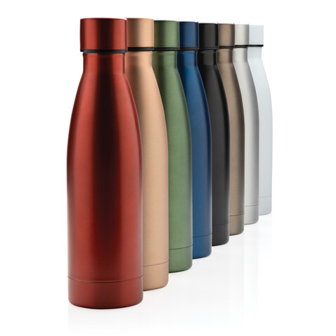 RCS recycelte Stainless Steel Solid Vakuum-Flasche braun bedrucken, Art.-Nr. P433.279
