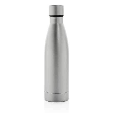 RCS recycelte Stainless Steel Solid Vakuum-Flasche grau bedrucken, Art.-Nr. P433.272