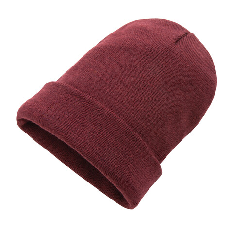 Impact Polylana® Beanie mit AWARE™ Tracer rot bedrucken, Art.-Nr. P453.344