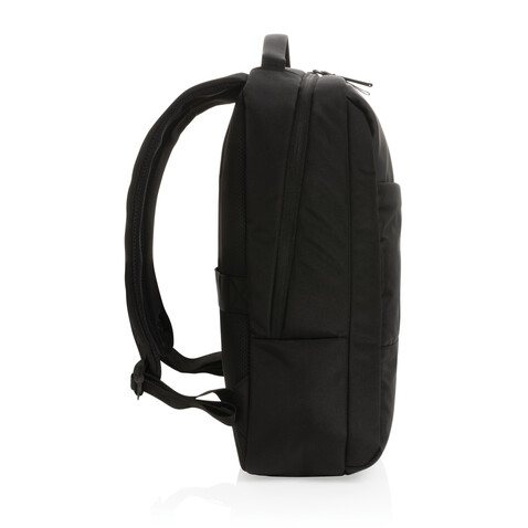 Swiss Peak AWARE™ RPET 15,6&quot; Day-Pack schwarz bedrucken, Art.-Nr. P762.741