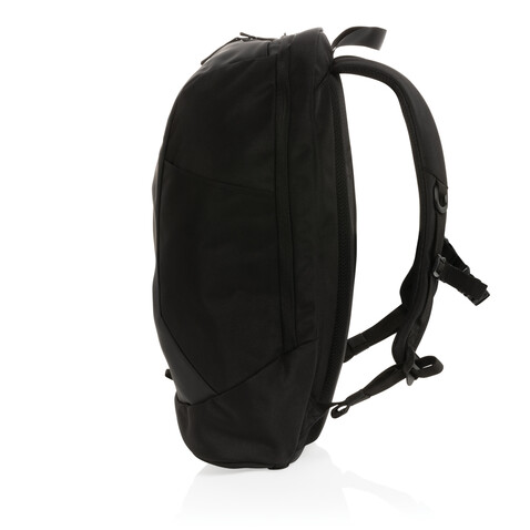 Swiss Peak AWARE™ RPET 15.6&quot; Work &amp; Gym Rucksack schwarz bedrucken, Art.-Nr. P762.771