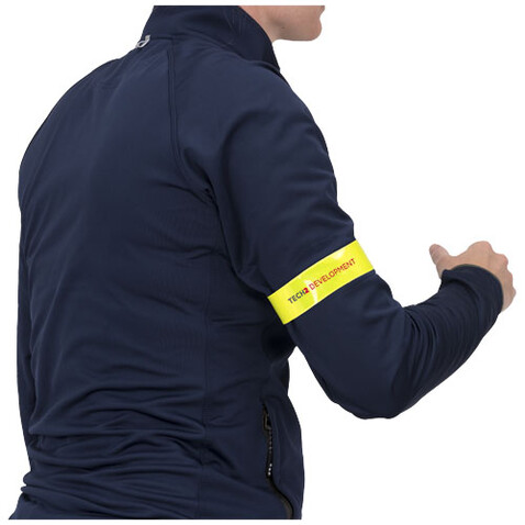 RFX™ Mats 38 cm reflektierendes Sicherheits-Schnapparmband, neongelb bedrucken, Art.-Nr. 12205013