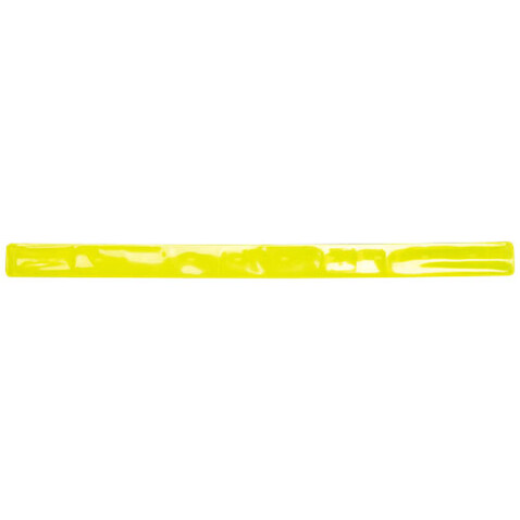 RFX™ Johan 38 cm reflektierendes Sicherheits-Schnapparmband, neongelb bedrucken, Art.-Nr. 12205113