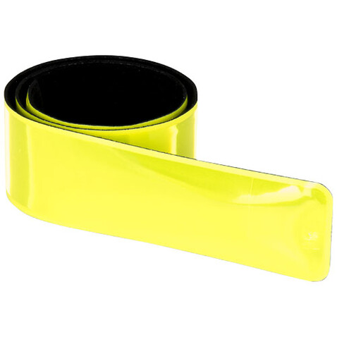RFX™ Johan 38 cm reflektierendes Sicherheits-Schnapparmband, neongelb bedrucken, Art.-Nr. 12205113