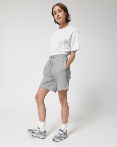 Boarder Dry - Die Unisex-Joggingshorts mit trockenem Griff - Heather Grey - XL bedrucken, Art.-Nr. STBU944C2501X
