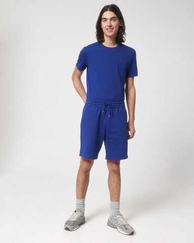Boarder Dry - Die Unisex-Joggingshorts mit trockenem Griff - Worker Blue - S bedrucken, Art.-Nr. STBU944C0881S