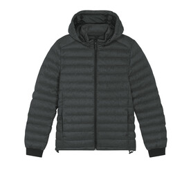 Stanley Voyager Wool-Like - Wollähnliche wattierte Herrenjacke - Dark Heather Grey - 3XL bedrucken, Art.-Nr. STJM889C6513X