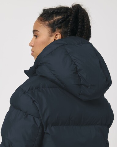 Puffer - Die Oversized Unisex-Steppjacke - French Navy - 3XL bedrucken, Art.-Nr. STJU840C7273X