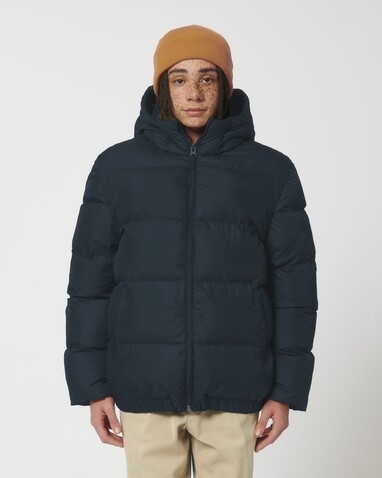 Puffer - Oversized Steppjacke - French Navy - 3XL bedrucken, Art.-Nr. STJU840C7273X