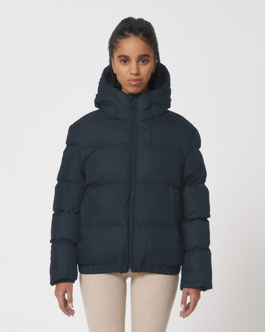 Puffer - Oversized Steppjacke - French Navy - 3XL bedrucken, Art.-Nr. STJU840C7273X
