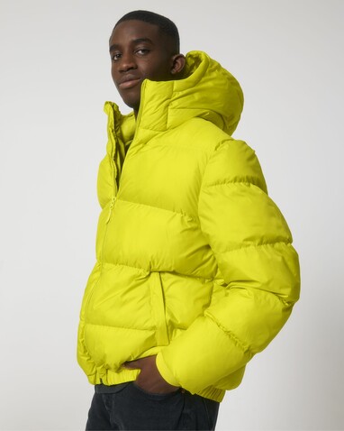 Puffer - Lime Flash - XL bedrucken, Art.-Nr. STJU840C0821X