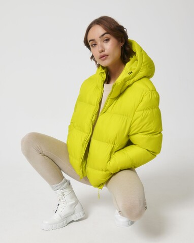 Puffer - Lime Flash - XL bedrucken, Art.-Nr. STJU840C0821X