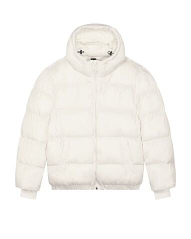 Puffer - Die Oversized Unisex-Steppjacke - Off White - XL bedrucken, Art.-Nr. STJU840C0181X