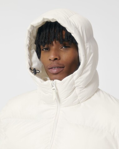 Puffer - Die Oversized Unisex-Steppjacke - Off White - XS bedrucken, Art.-Nr. STJU840C018XS Puffer - Die Oversized Unisex-Steppjacke - Off White - XS bedrucken, Art.-Nr. STJU840C018XS
