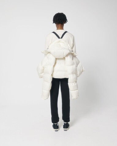 Puffer - Die Oversized Unisex-Steppjacke - Off White - XL bedrucken, Art.-Nr. STJU840C0181X