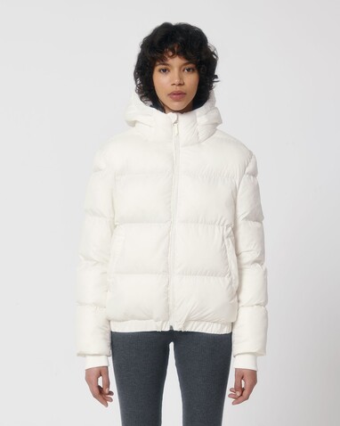 Puffer - Die Oversized Unisex-Steppjacke - Off White - XL bedrucken, Art.-Nr. STJU840C0181X